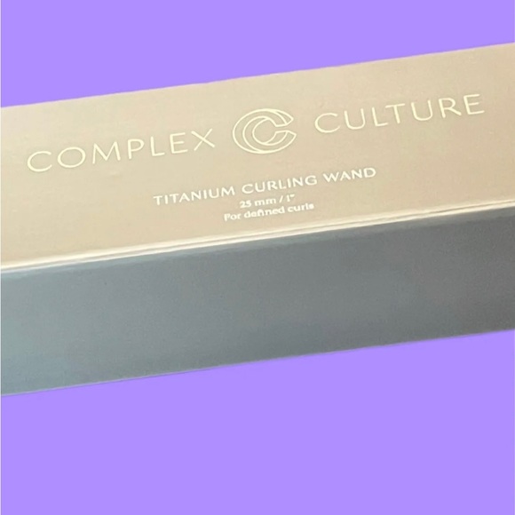Complex Culture Titanium Curling Wand 25 mm NIB MSRP $75 - Picture 10 of 12